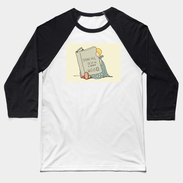 Book about nice things Baseball T-Shirt by NattyDesigns